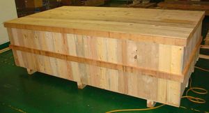 防震防傾斜木箱